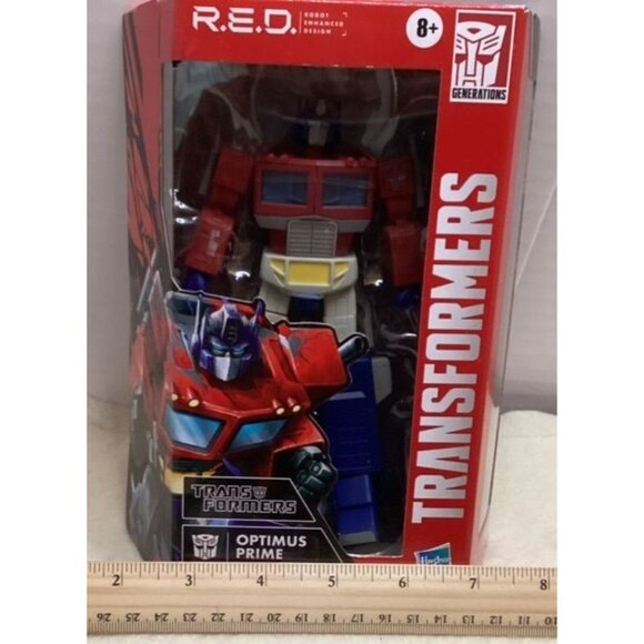 Transformers Generations R.E.D. Optimus Prime Action Figure - Picture 3 of 6